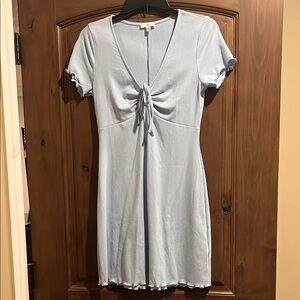 BP Light Blue Ribbed Dress